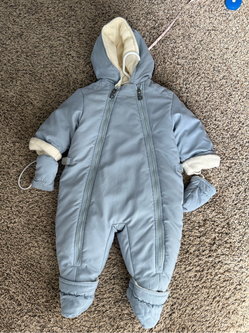 Vintage early 2000s baby Dior 12M winter suit